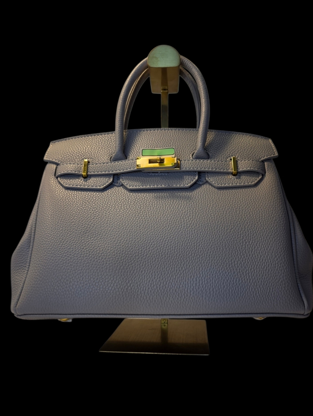 SALE!! Soft Smoky Grey Inspired Satchel with Shoulder Strap Carrying Option NWOT - Picture 4 of 10